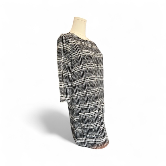 🖤❤️ EUC ZARA Trafaluc Collection Multicolor Tweed Fringe Dress | Sz S - Picture 5 of 8